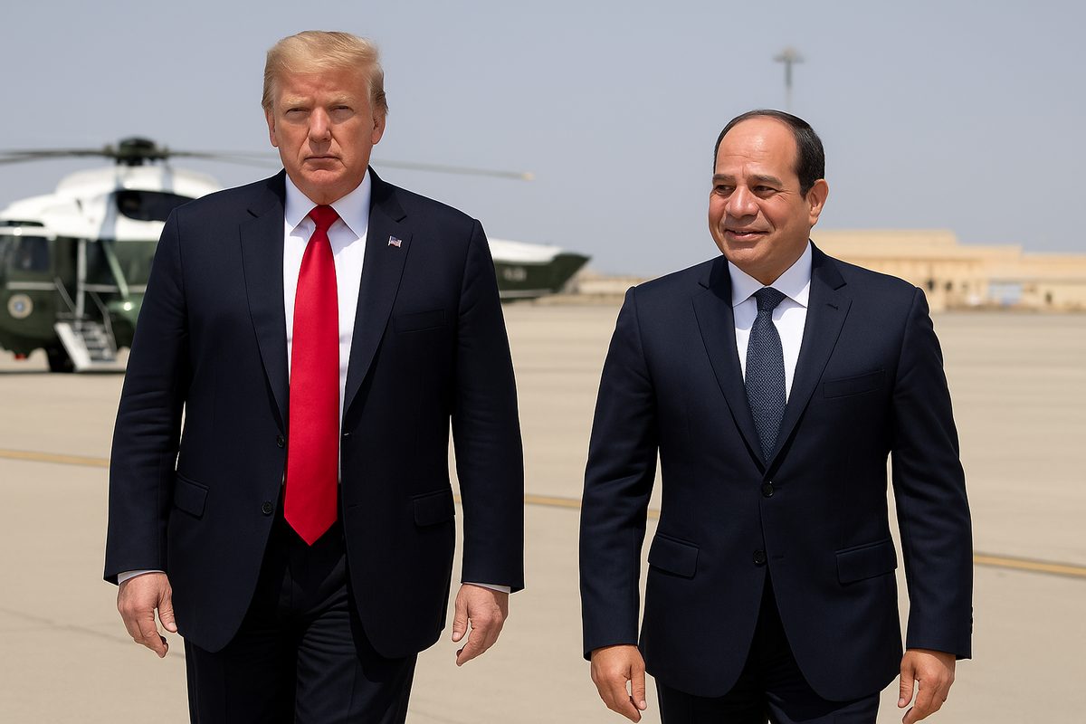 ترامب في شرم الشيخ للمشاركة في قمة السلام بحضور السيسي وزعماء العالم