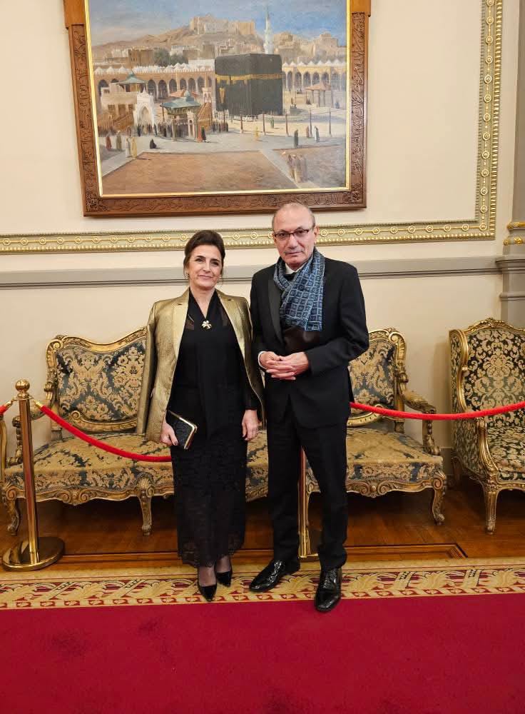 السفير التركي وحرمه يشهدان تكريم رواد المجتمع والاقتصاد في قصر عابدين