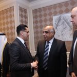 مشاركة المستشار عمرو عاصم عبد الجبار سفارة مملكة البحرين مع الوزراء والشخصيات العامة في سفارة مملكة البحرين بأعيادها الوطنية